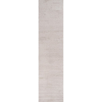 Haze Solid Low-pile Area Rug Ivory